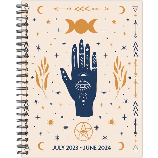 Picture of 2023-2024 Willow Creek Press Softcover Weekly/Monthly Academic Planner, 11-1/2in x 8in, Mystic, July 2023 To June 2024