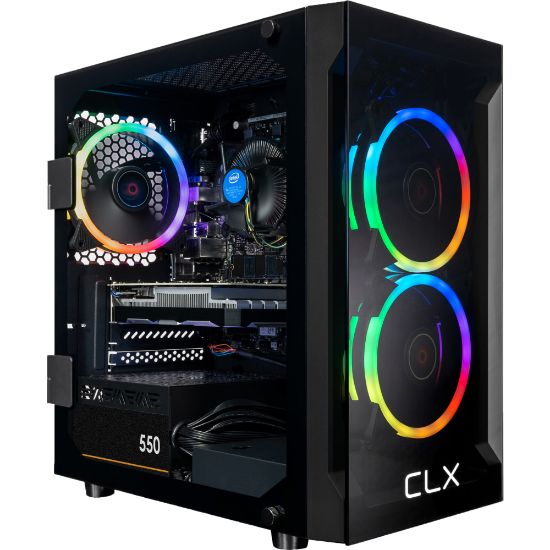 Picture of CLX SET Gaming Desktop PC, Intel Core i5, 16GB Memory, 1TB Solid State Drive, Windows 11