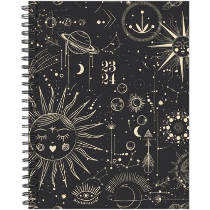 Picture of 2023-2024 Willow Creek Press Softcover Weekly/Monthly Academic Planner, 11-1/2in x 8in, Cosmic, July 2023 To June 2024