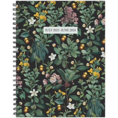 Picture of 2023-2024 Willow Creek Press Softcover Weekly/Monthly Academic Planner, Botanical Nature, 9in x 6-1/2in, July 2023 To June 2024