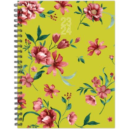 Picture of 2023-2024 Willow Creek Press Softcover Weekly/Monthly Academic Planner, 9in x 6-1/2in, Fresh Picked Flowers, July 2023 To June 2024