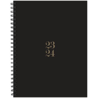 Picture of 2023-2024 Willow Creek Press Softcover Weekly/Monthly Academic Planner, 9in x 6-1/2in, Black, July 2023 To June 2024