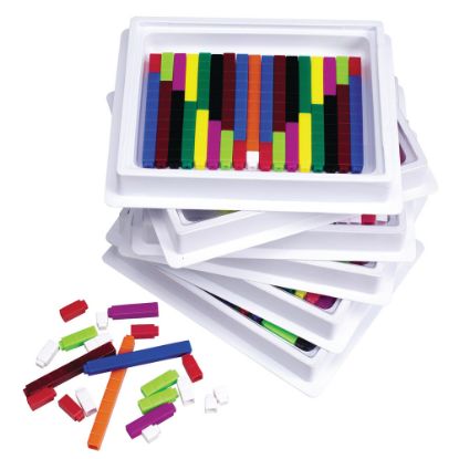 Picture of Learning Resources Connecting Cuisenaire Rods Multipacks, Grades Pre-K - 9, Pack Of 6