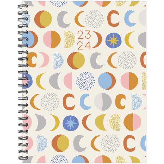 Picture of 2023-2024 Willow Creek Press Softcover Weekly/Monthly Academic Planner, 9in x 6-1/2in, Luna, July 2023 To June 2024