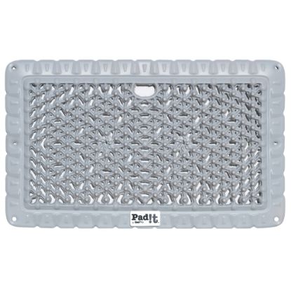 Picture of GelPro Pad-It Bench/Kneeling Pad, 11in x 18in, Gray