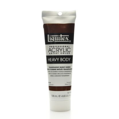 Picture of Liquitex Heavy Body Professional Artist Acrylic Colors, 4.65 Oz, Transparent Burnt Umber