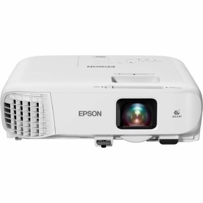 Picture of Epson PowerLite 982W LCD Projector - 16:10 - Ceiling Mountable - 1280 x 800 - Front, Ceiling, Rear - 6500 Hour Normal Mode - 17000 Hour Economy Mode - WXGA - 16,000:1 - 4200 lm - HDMI - USB - Class Room