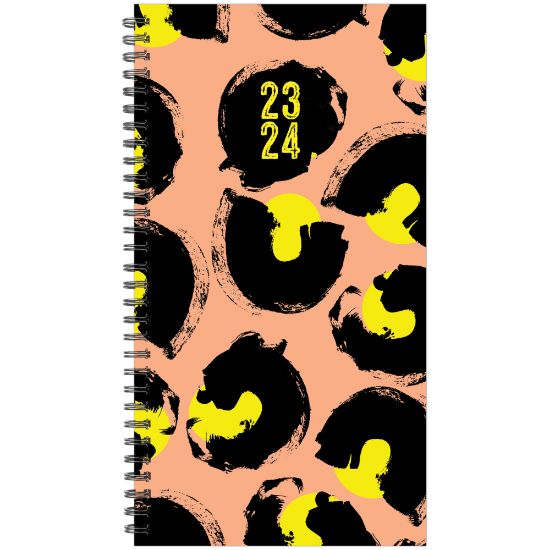 Picture of 2023-2024 Willow Creek Press Academic Weekly/Monthly Spiral Planner, 4in x 6-1/2in, Peachy Chic, July 2023 To June 2024