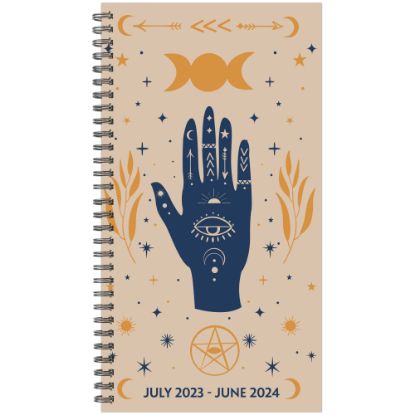 Picture of 2023-2024 Willow Creek Press Academic Weekly/Monthly Spiral Planner, 4in x 6-1/2in, Mystic, July 2023 To June 2024