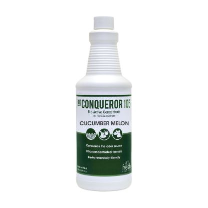 Picture of Fresh Products Bio Conqueror 105 Liquid Concentrate, Cucumber Melon Scent, 1 Quart, Pack Of 12 Bottles