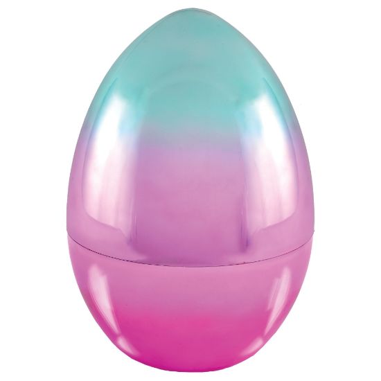 Picture of Amscan Jumbo Easter Eggs, 9-1/2inH x 6-1/2inW x 6-1/2inD, Multicolor, Pack Of 2 Eggs