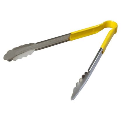 Picture of Dura-Kool Tongs, 12in, Yellow, Pack Of 12