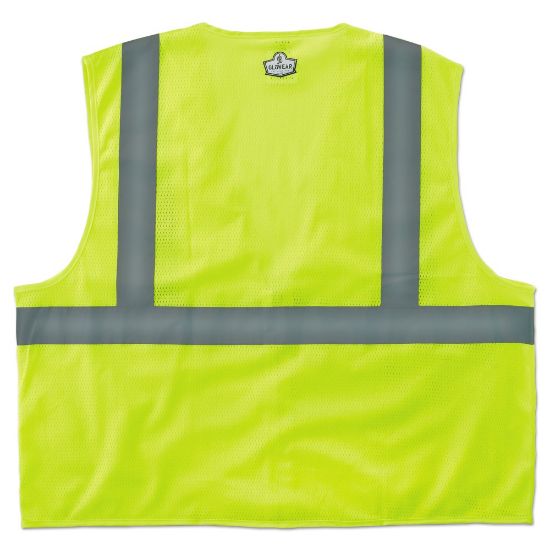 Picture of Ergodyne GloWear Safety Vest, Polyester Mesh, Type-R Class 2, 4X/5X, Lime, 8210Z