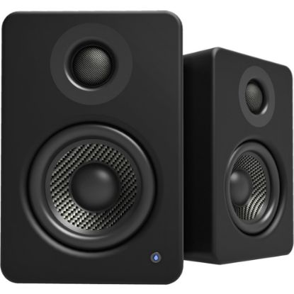 Picture of Kanto YU2MB 2.0 Speaker System - 50 W RMS - Matte Black - Stand Mountable - Desktop - 80 Hz to 20 kHz - USB - 1 Pack