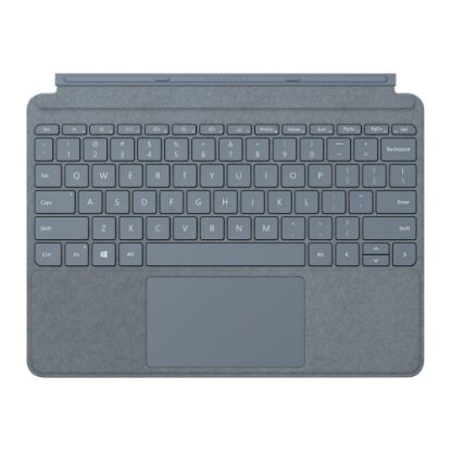 Picture of Microsoft Signature Type Cover Keyboard/Cover Case Microsoft Surface Go, Surface Go 2 Tablet - Ice Blue - Fabric, Alcantara Body - 7.5in Height x 9.8in Width x 0.2in Depth