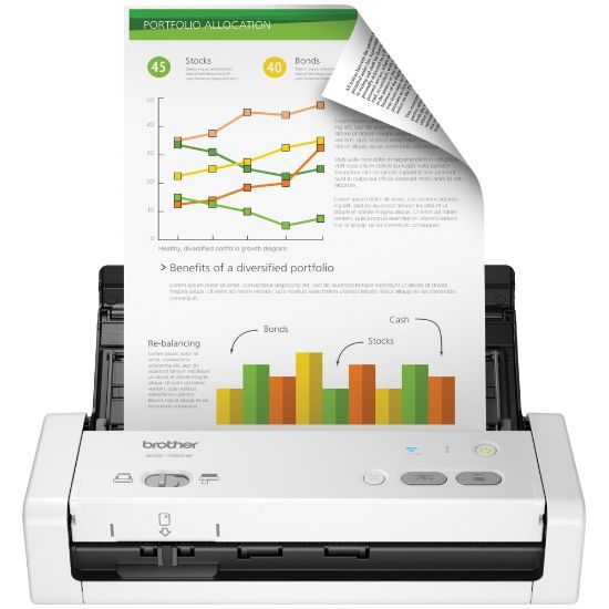 Picture of Brother ADS-1250W Wireless Portable Color Desktop Scanner