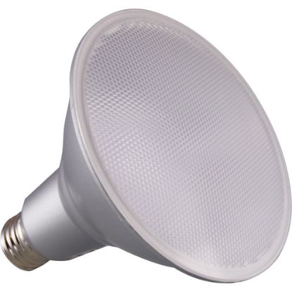 Picture of Satco 15W PAR38 LED Bulb - 15 W - 90 W Incandescent Equivalent Wattage - 120 V AC - 1200 lm - Parabolic Reflector - PAR38 Size - Clear - Warm White Light Color - E26 Base - 25000 Hour - 4940.3 deg.F (2726.8 deg.C) Color Temperature - 90 CRI