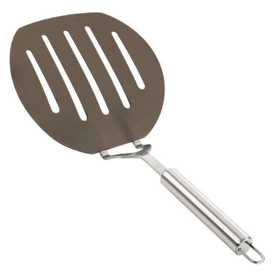 Picture of Martha Stewart Wide Slotted Pancake Turner, Taupe