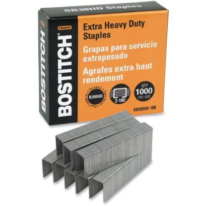 Picture of Bostitch B38HD-1M Heavy-Duty Staples, 15/16in Standard, Box Of 1,000