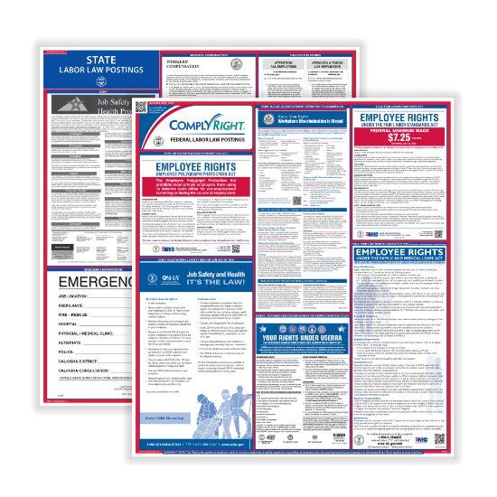 Picture of ComplyRight Federal And State Labor Law Poster Set, English, Montana