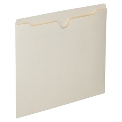 Picture of SKILCRAFT Manila Double-Ply Tab File Jackets, Letter Size Paper, 8 1/2in x 11in, Box Of 100