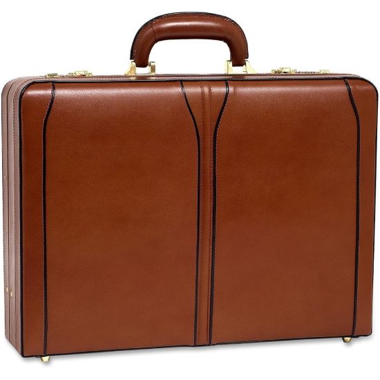 Picture of McKleinUSA Turner Leather Attache Case, Brown