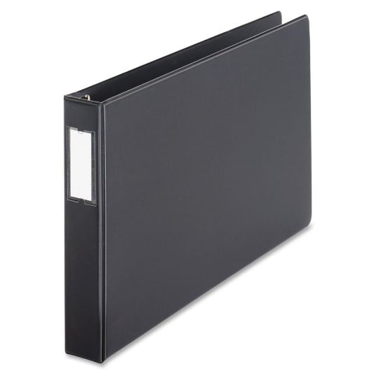 Picture of Cardinal EasyOpen Tabloid Reference 3-Ring Binder, 1 1/2in Slant Rings, Black