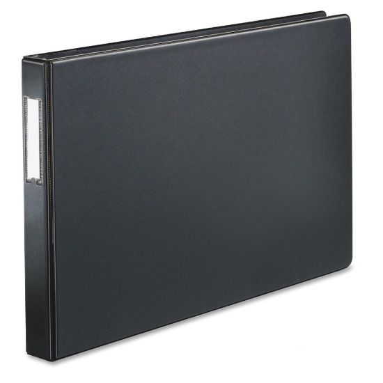 Picture of Cardinal EasyOpen Tabloid Reference 3-Ring Binder, 1in Slant Rings, Black