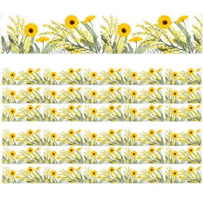 Picture of Eureka School Extra-Wide Deco Trim, The Hive Floral, 37' Per Pack, Set Of 6 Packs