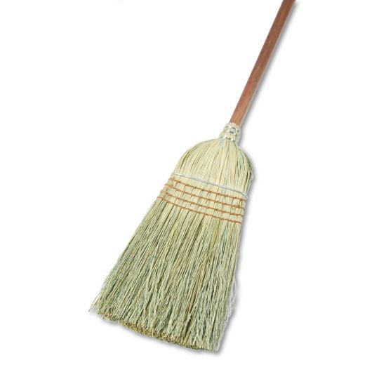 Picture of Boardwalk Yucca Corn Fiber Warehouse Brooms, 56in, Natural, Pack Of 12