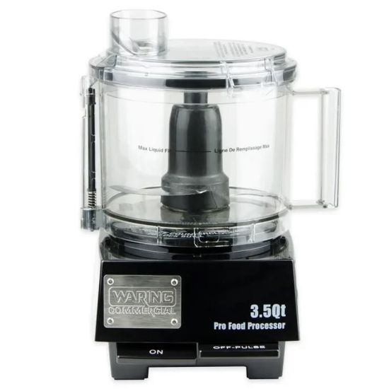 Picture of Waring Food Processor, With Vegetable Prep Lid, 3.5-Quart, Black