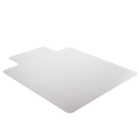 Picture of Deflecto Earth Source Chair Mat For Commercial Pile Carpets, Straight Edge, Standard Lip, 36in x 48in, Clear