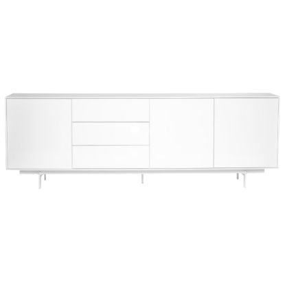 Picture of Eurostyle Birmingham 84inW Sideboard, High Gloss White