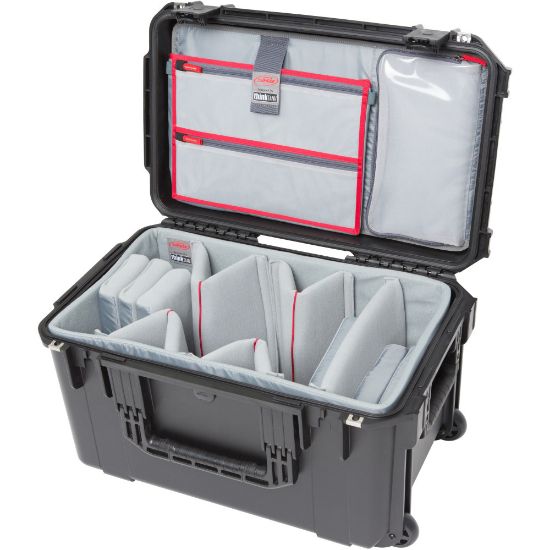 Picture of SKB Cases iSeries Protective Electronics Case With Deep Padded Dividers And Lid Organizer, 22in x 13in x 11-3/4in, Black