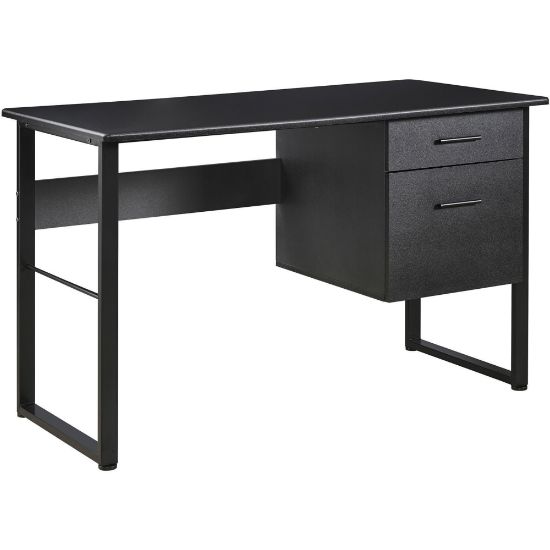 Picture of Realspace Halton 48inW Computer Desk, Black