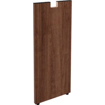 Picture of Lorell Essentials Series Credenza Half Leg, Walnut