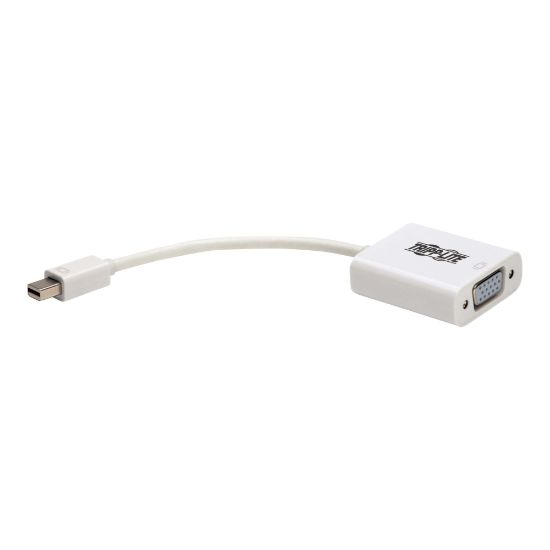 Picture of Tripp Lite Mini DisplayPort to VGA Adapter Converter Active M/F 6in 50 Pack - Video converter - Mini DisplayPort - VGA - white - bulk (pack of 50)