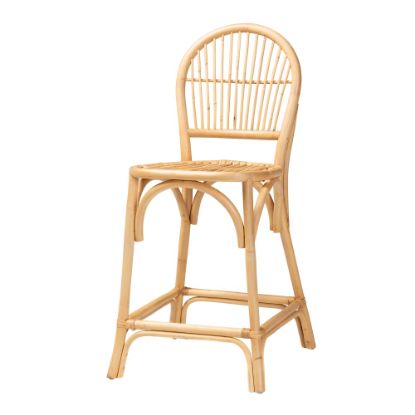 Picture of bali & pari Wina Counter Stool, Natural Brown