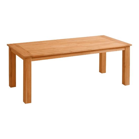 Picture of Linon Clemmett Wood Outdoor Furniture Dining Table, 30-1/4inH x 80inW x 36inD, Teak