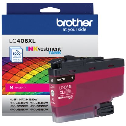 Picture of Brother LC406XL INKvestment Magenta High-Yield Ink Tank, LC406XLM