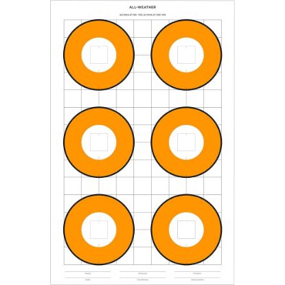 Picture of Rite In The Rain All-Weather Range Target, Long Range Silhouette, 22in x 17in