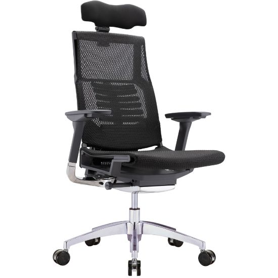 Picture of Raynor Powerfit Ergonomic Mesh High-Back Executive Office Chair, Black