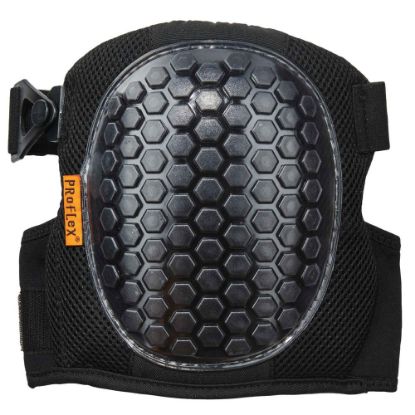 Picture of Ergodyne ProFlex 367 Gel Knee Pads, Lightweight Round Cap, One Size, Black