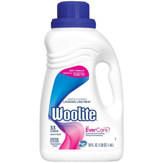 Picture of Woolite Clean/Care Detergent - 50 fl oz (1.6 quart) - 6 / Carton - Yellow