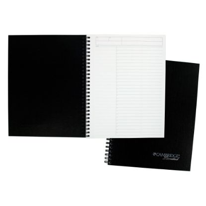 Picture of Cambridge Limited QuickNotes Action Planner Legal Pad, 7 1/2in x 9 1/2in, 30% Recycled, Black, 80 Sheets