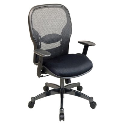 Picture of Office Star Professional Matrex Mesh Chair, 46 1/4inH x 27 1/4inW x 25 3/4inD, Black/Gunmetal