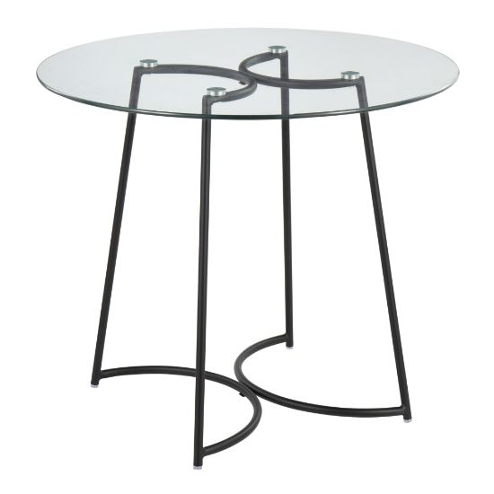 Picture of LumiSource Cece Dinette Table, 30-1/4inH x 35inW x 35inD, Dark