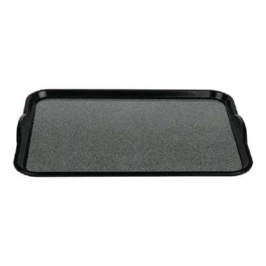 Picture of American Metalcraft Melamine Platters, 12-1/2in x 19-3/8in, Black, Case Of 8 Platters