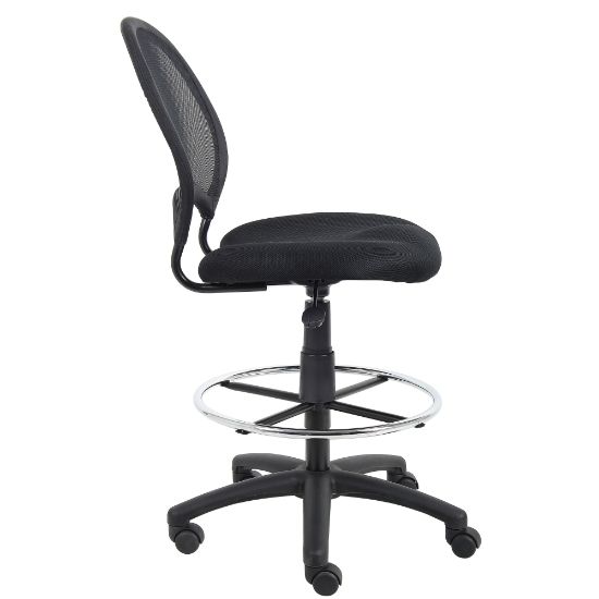 Picture of Boss Office Products Mesh Drafting Stool, Black