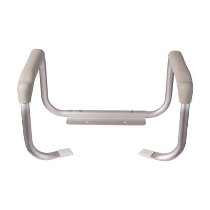 Picture of DMI Toilet Safety Arm Support, White/Silver